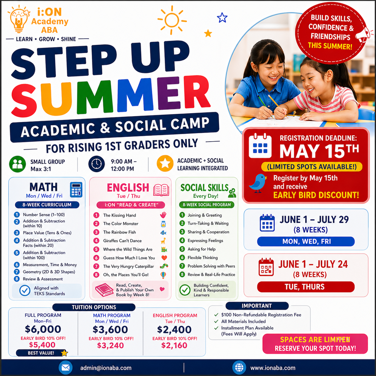 step up summer camp 2026